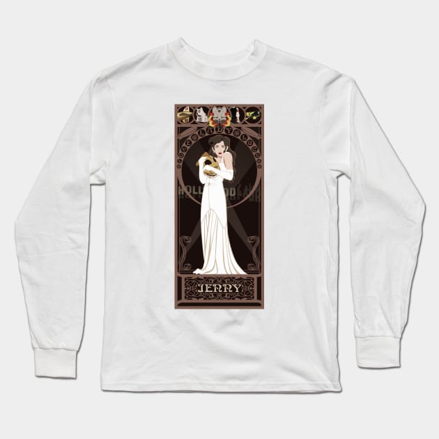 Jenny - art nouveau - The Rocketeer Long Sleeve T-Shirt by captainlaserbeam